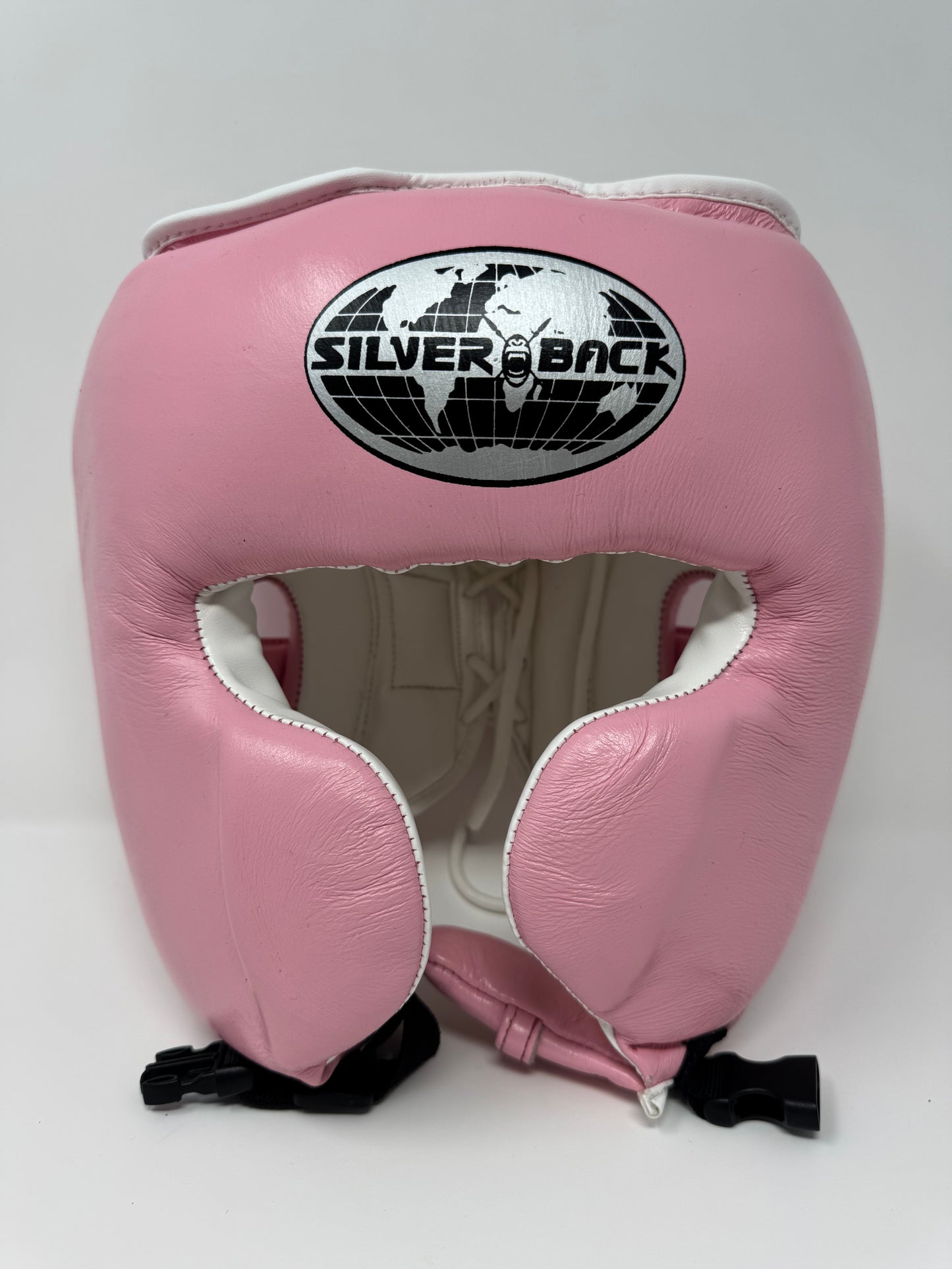 CASQUE DE BOXE - CUIR - ROSE