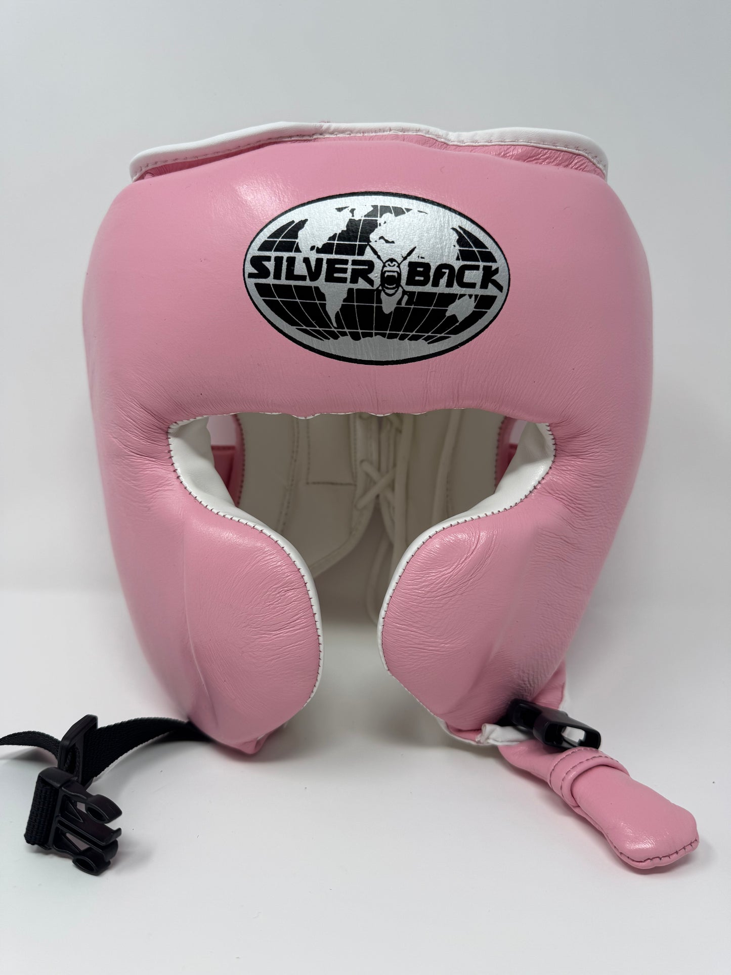CASQUE DE BOXE - CUIR - ROSE