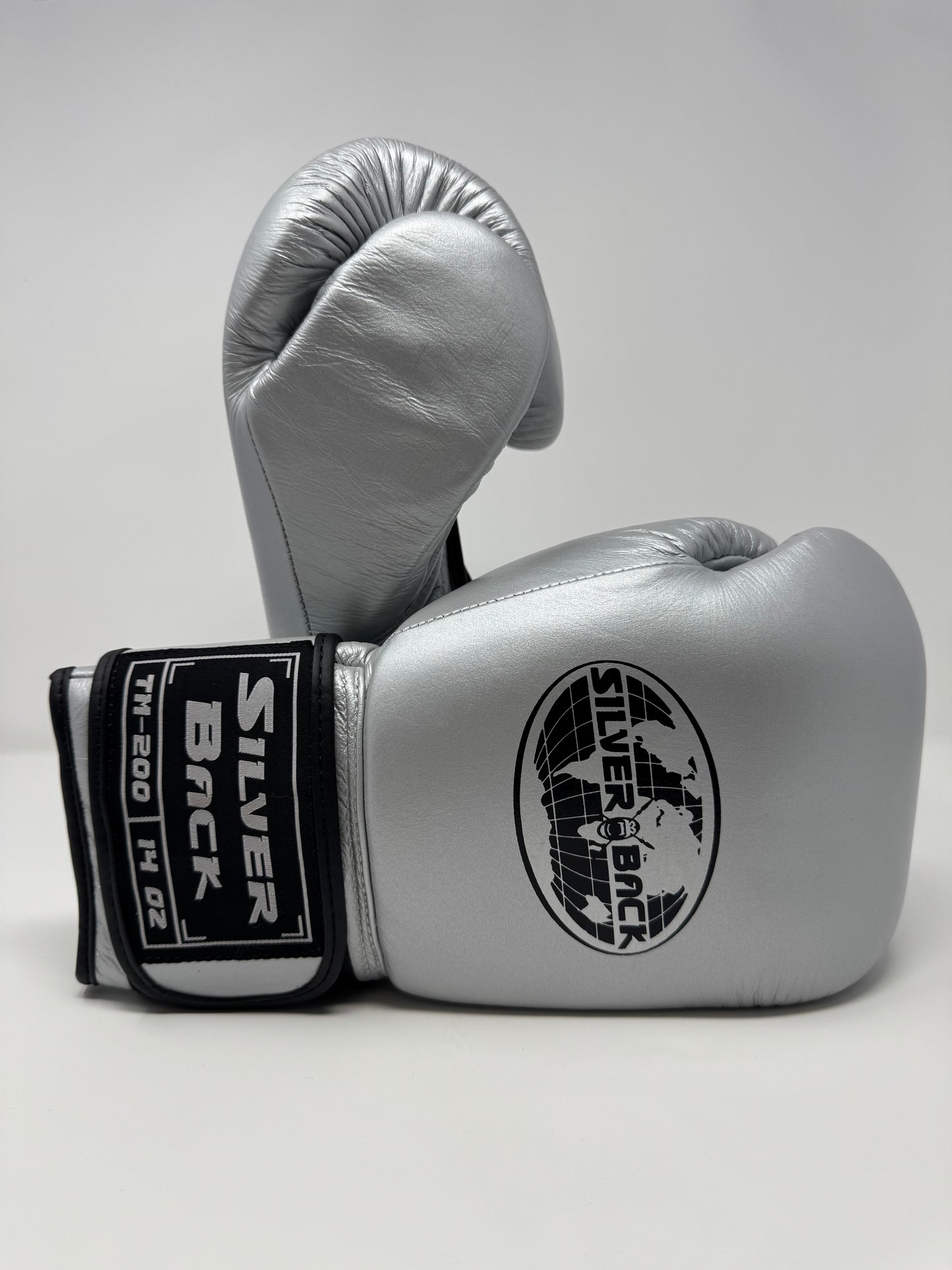 GANTS DE BOXE SILVERBACK - TM-200 - Argenté