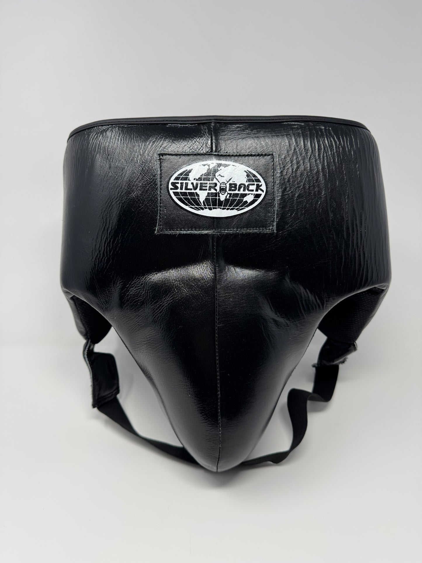 COQUILLE VELCRO DE BOXE PRO - CUIR - NOIR