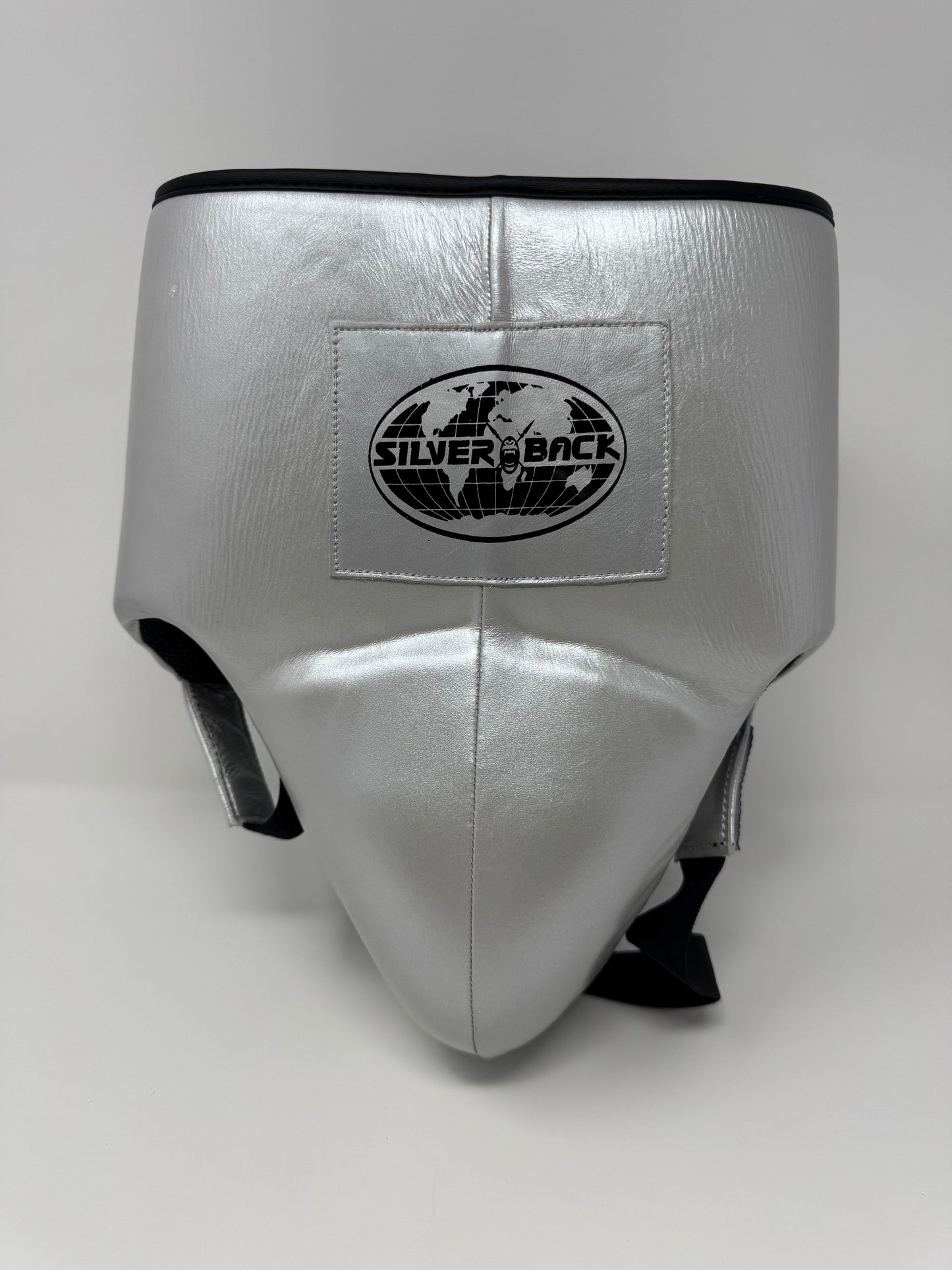 COQUILLE DE BOXE PRO - CUIR - ARGENTÉ