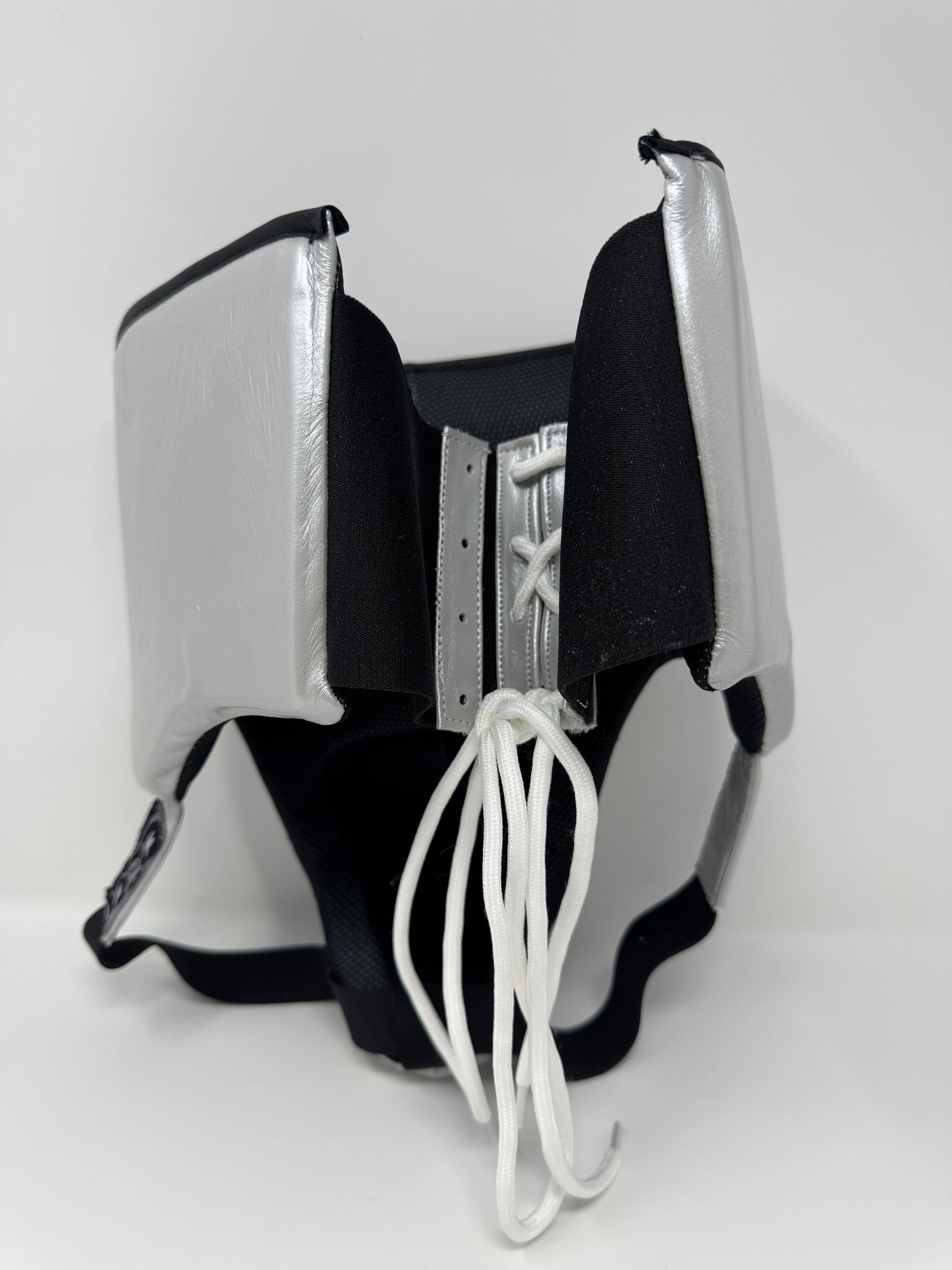 COQUILLE DE BOXE PRO - CUIR - ARGENTÉ