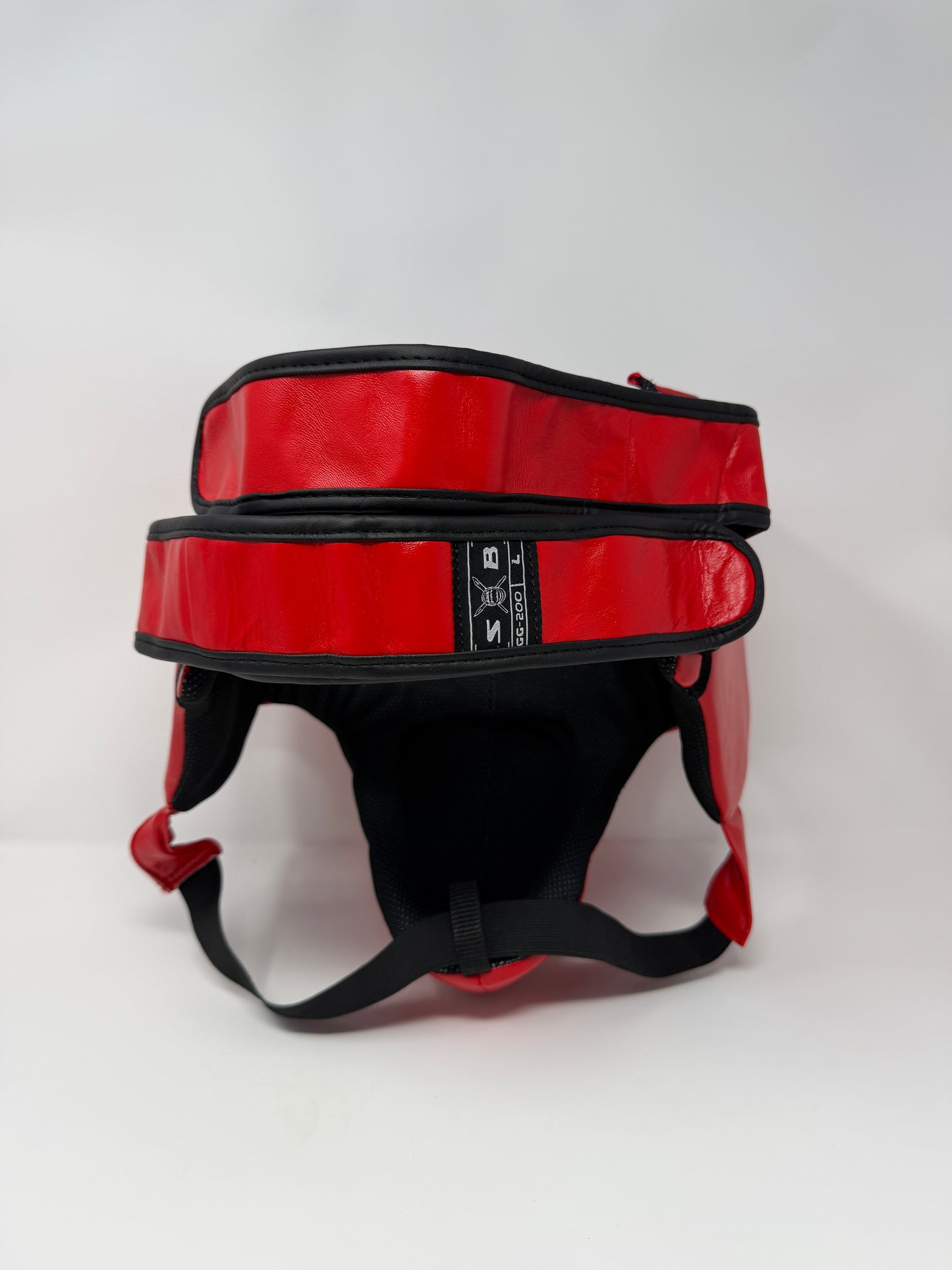 COQUILLE DE BOXE PRO - CUIR - ROUGE