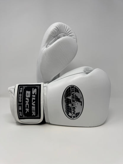 GANTS DE BOXE SILVERBACK - TM-200 - Blanc
