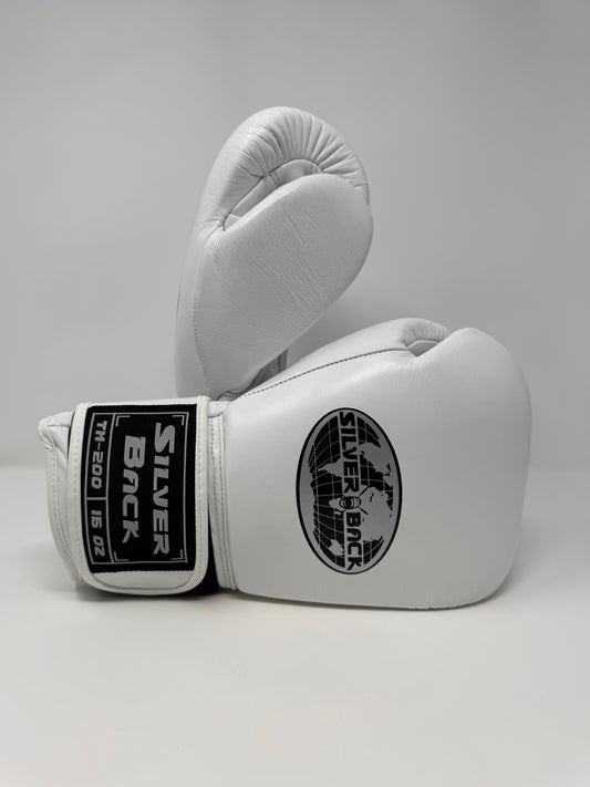 GANTS DE BOXE SILVERBACK - TM-200 - Blanc