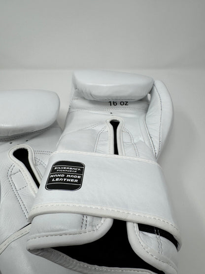 GANTS DE BOXE SILVERBACK - TM-200 - Blanc