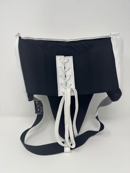 COQUILLE DE BOXE PRO - CUIR - Blanc
