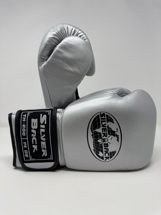 GANTS DE BOXE SILVERBACK - TM-200 - Argenté