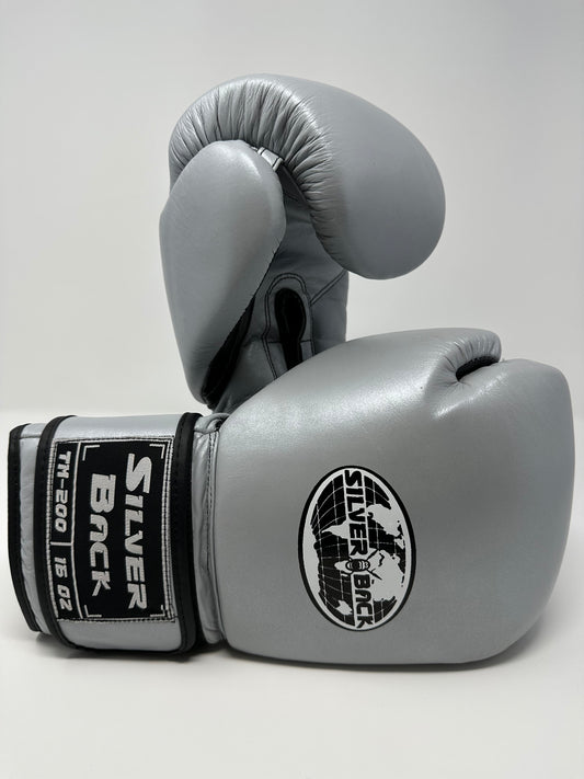 GANTS DE BOXE SILVERBACK - TM-200 - Argenté