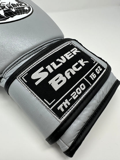 GANTS DE BOXE SILVERBACK - TM-200 - Argenté