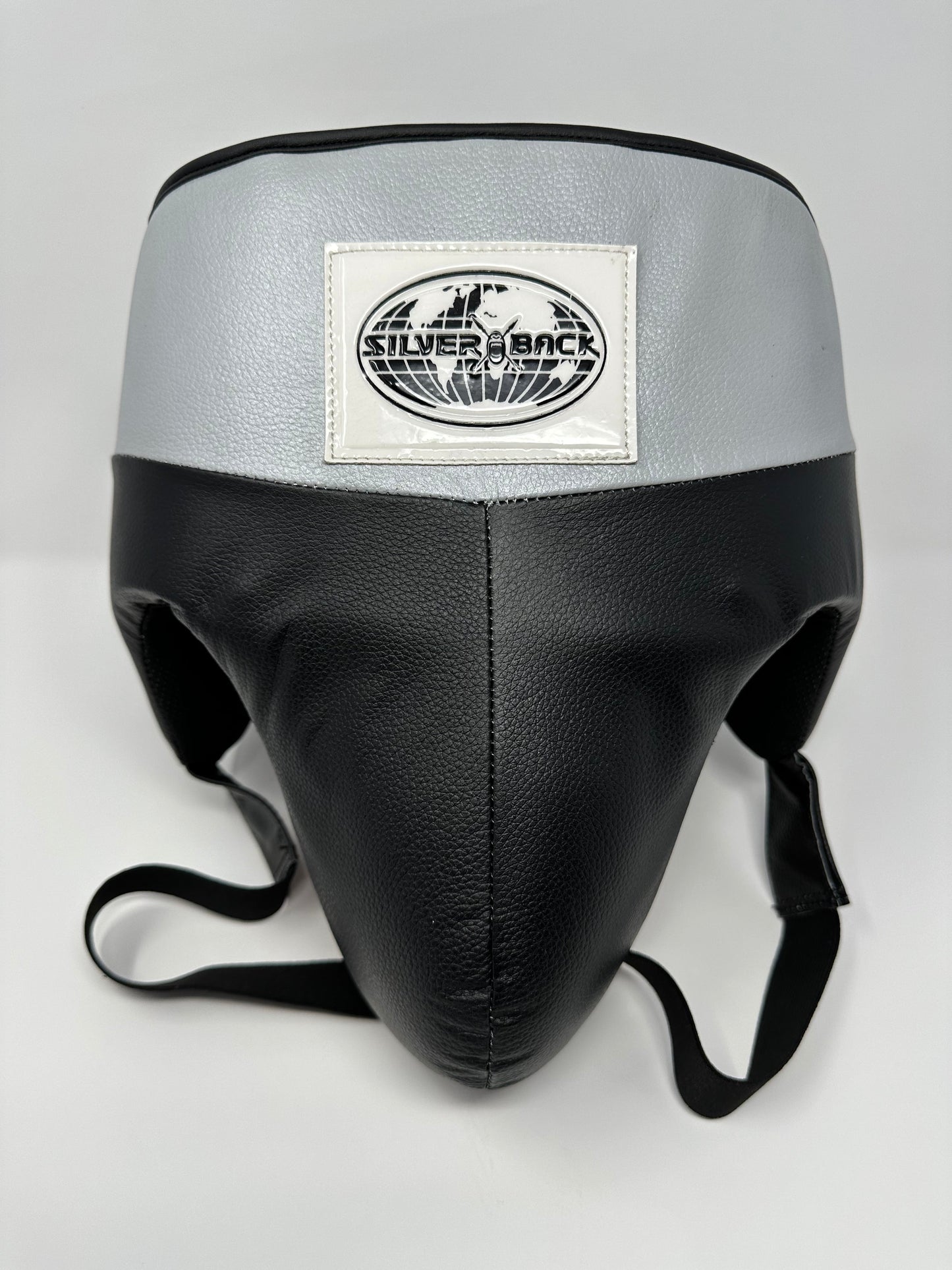 COQUILLE DE BOXE PRO - CUIR - NOIR/ARGENT – Silverback Fightwear