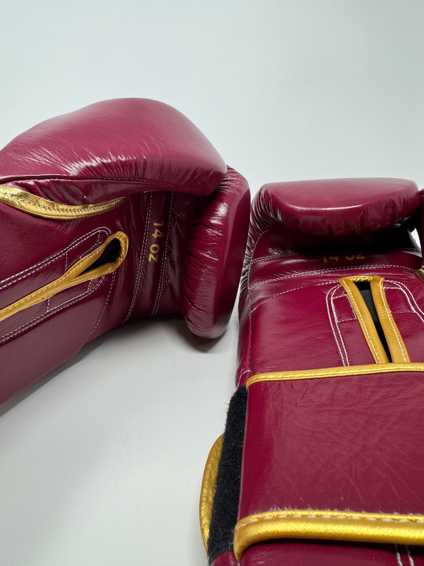 GANTS DE BOXE SILVERBACK - TM-200 - BORDEAUX / OR