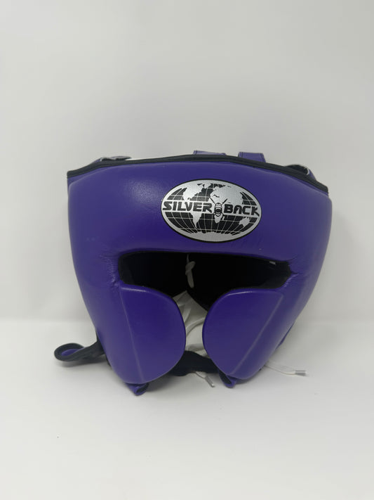 CASQUE DE BOXE - CUIR - VIOLET