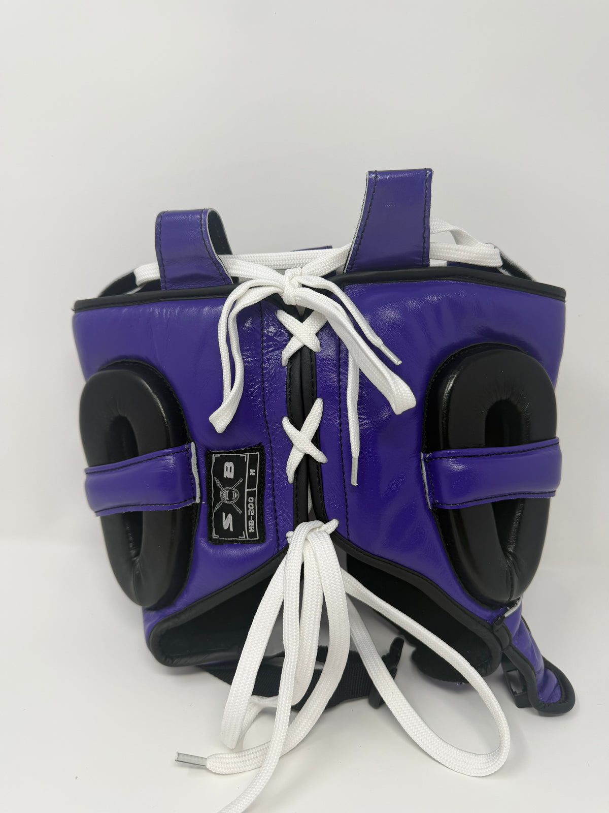 CASQUE DE BOXE - CUIR - VIOLET