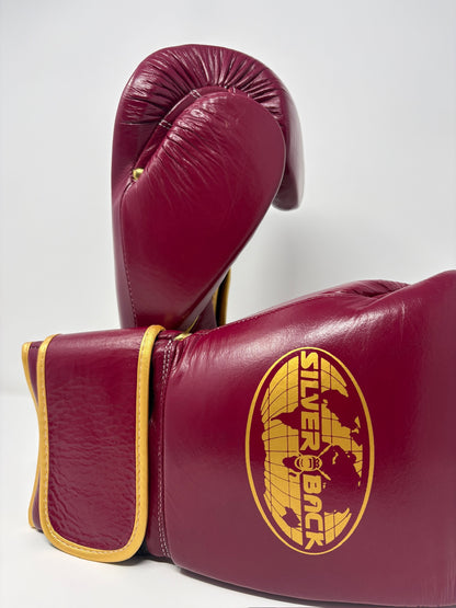 SILVERBACK BOXHANDSCHUHE - TM-200 - WEISS / HIMMELBLAU