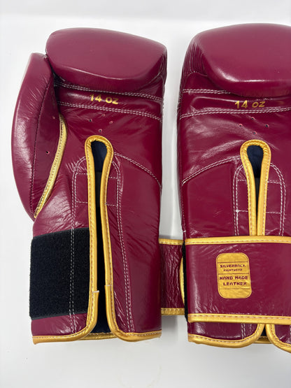 SILVERBACK BOXHANDSCHUHE - TM-200 - WEISS / HIMMELBLAU
