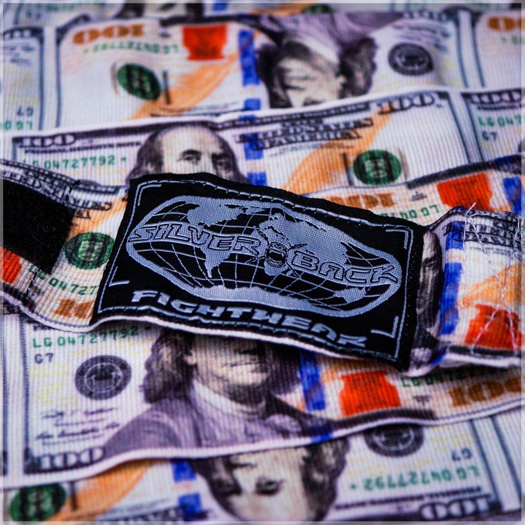 Bandes de Boxe US Dollar 4m - silverbackfightwear